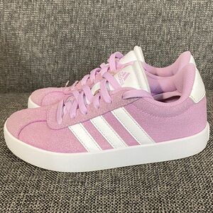 Adidas kids Light Purple and White Sneakers